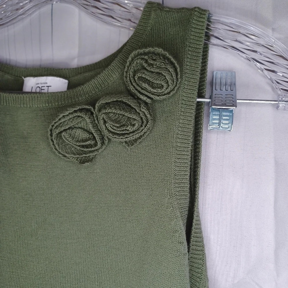 Loft outlet 100% cotton sleeveless knit top - Picture 2 of 6